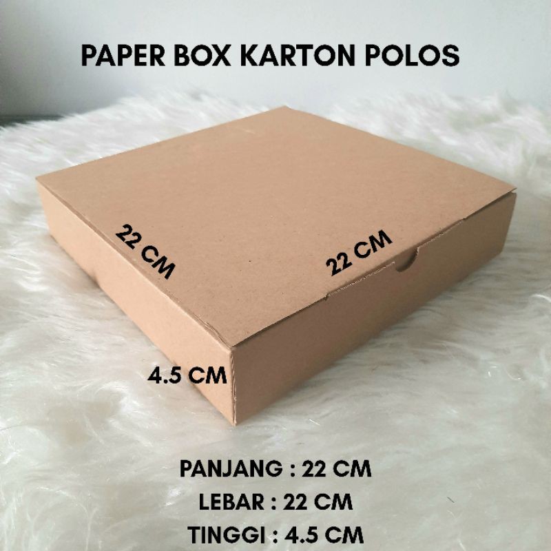 

Kotak Pizza Kardus / Karton Polos Multipurpose Box / Kotak Box SIZE 22
