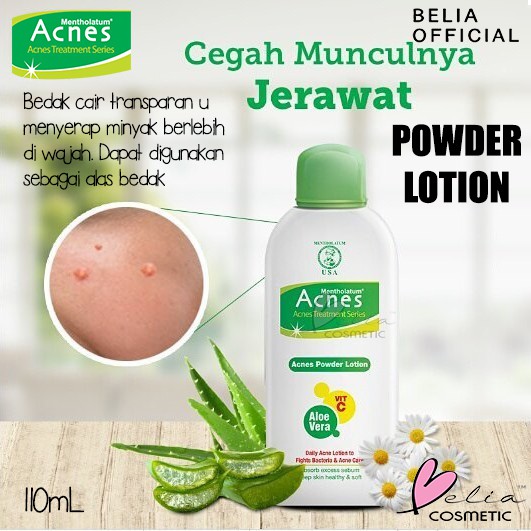 ❤ BELIA ❤ ACNES Natural Care Oil Control Series Milk Cleanser/ Toner / Powder Lotion / Cream jerawat