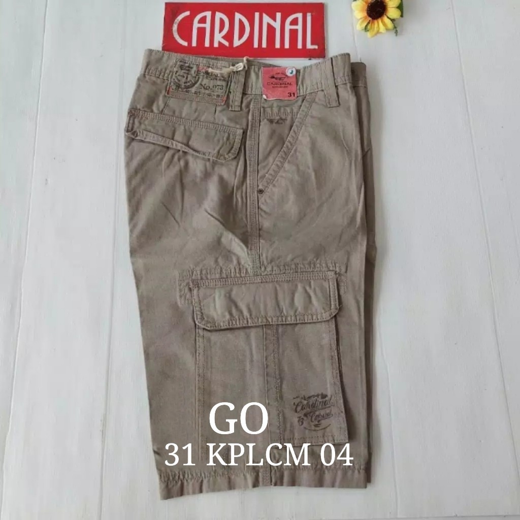 gos 31-KPL 2 CARDINAL KEMPOL CASUAL Celana Pendek Cowok Celana Kempol Fashion Pria Brand Kekinian