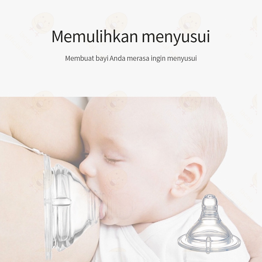 Lacoo Empeng dot bayi wide neck Nipple bayi BPA FREE