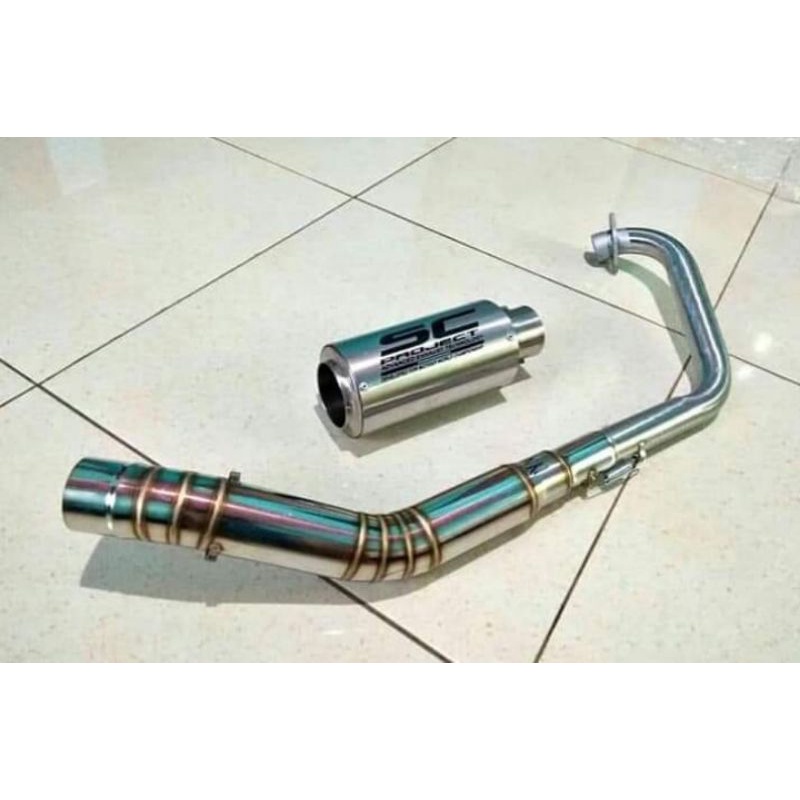 KNALPOT SC PROJECT VIXION SONIC FU CB150R