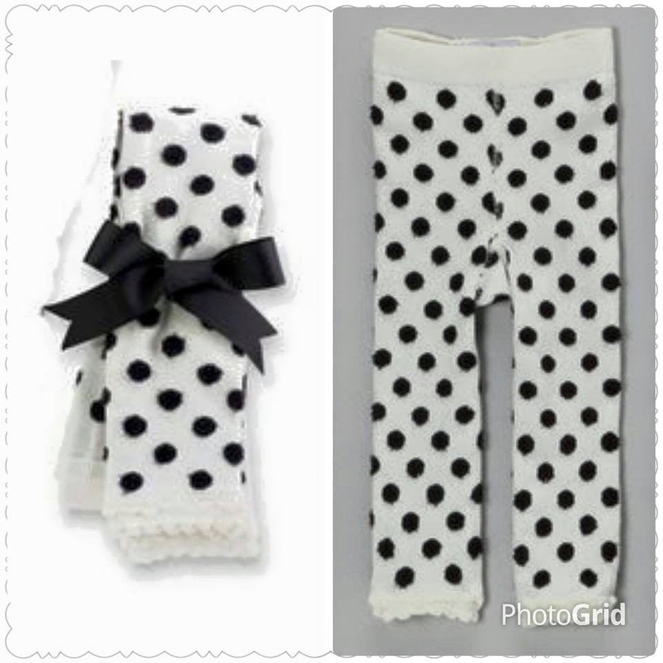 Mud Pie Fuzzy Dot Legging