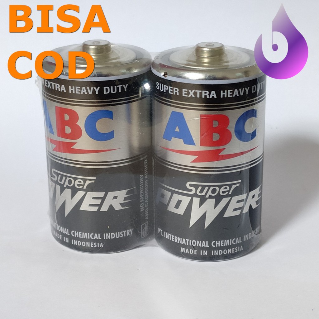 BATU BATTERY BATREI BATERAI ABC SUPER POWER BESAR UM 1 SIZE D