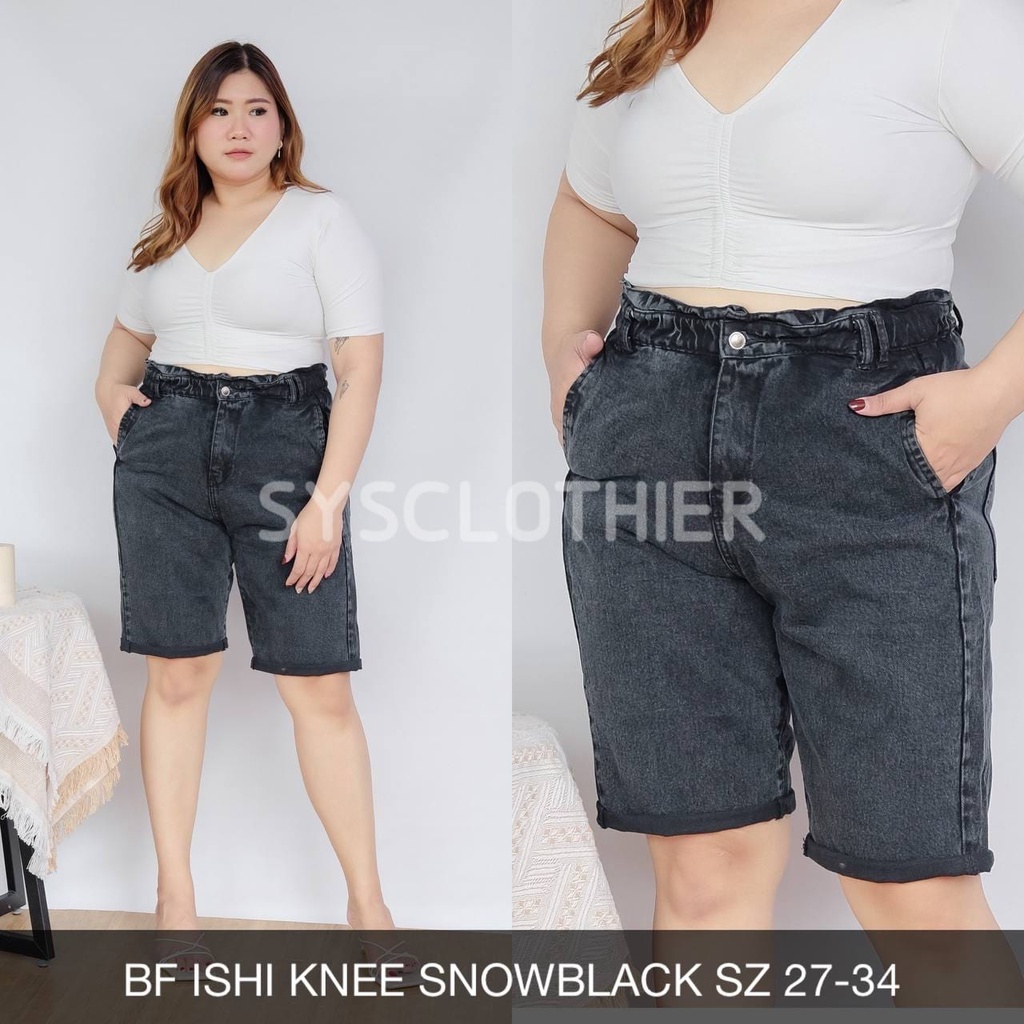 CELANA JEANS WANITA BF ISHI KNEE TERSEDIA