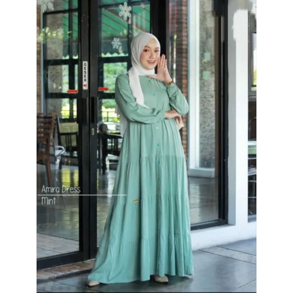 GAMIS POLOS FULL KANCING