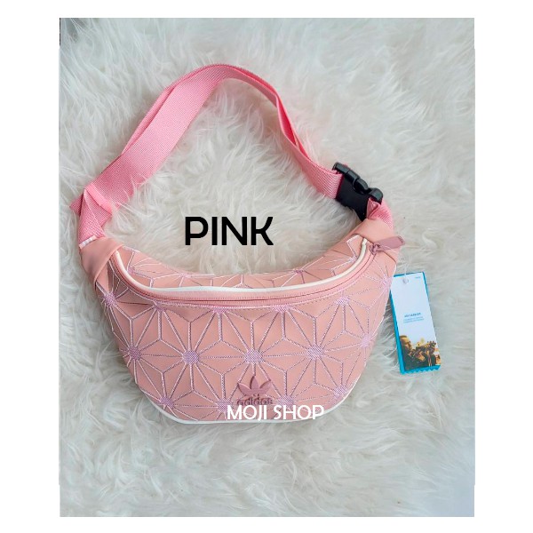 MOJI Waist bag Unisex /Tas Selempang / Tas Pinggang Pria Dan Wanita 3D Issey Miyake Import