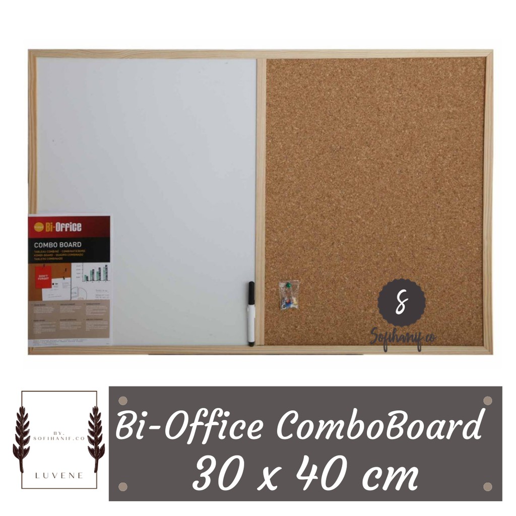 

Bi-Office Combo cork board 30 x 40 cm