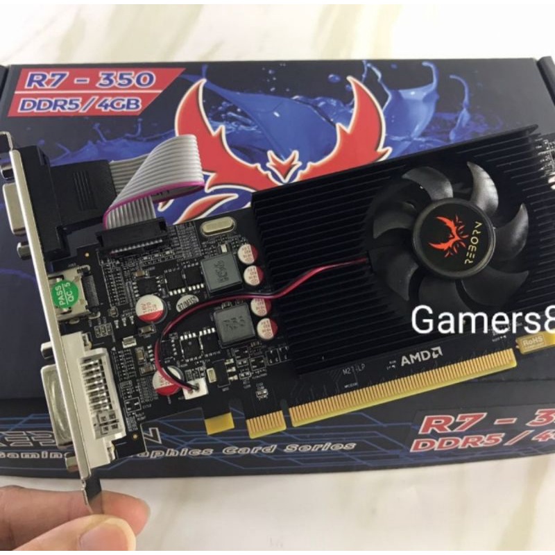 VGA CARD Ati Radeon AMD R7 350 4GB DDR5 128Bit