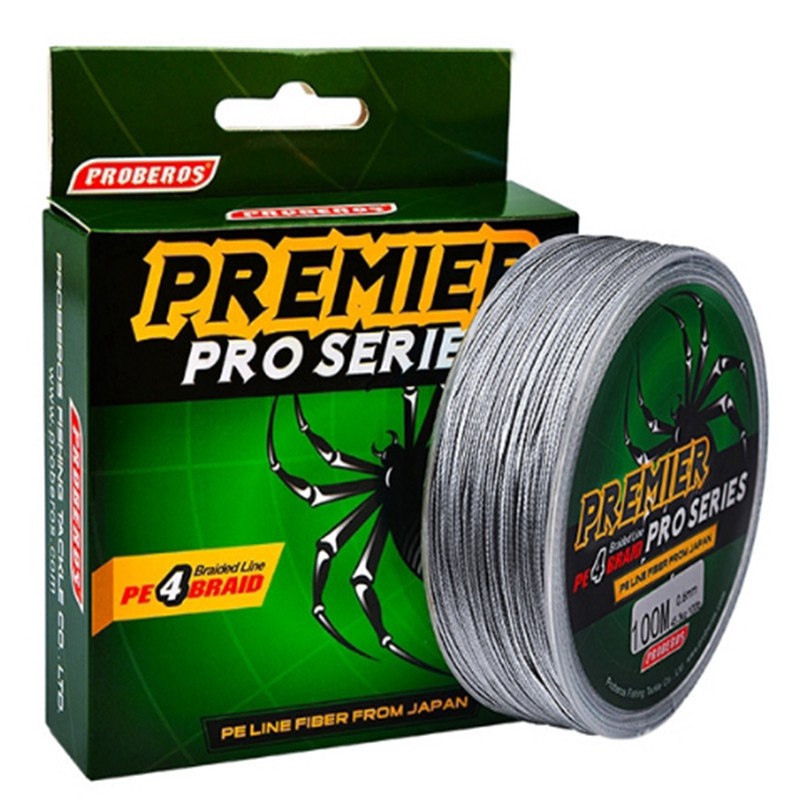 PROBEROS Senar Pancing Kuat PE Murah x4 100m Water Line Benang Pancing Pe Anti Kriting Braided Fishi