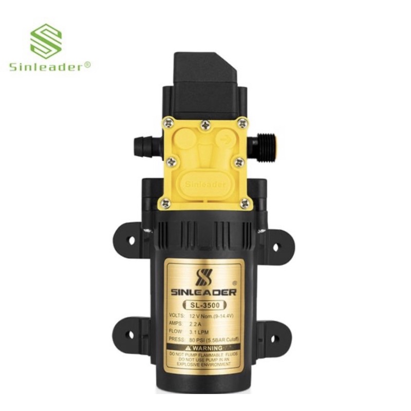 pompa air dc 12 volt merek sinleader