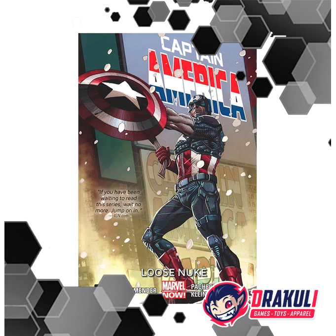 

Drakuli Hobbies Comic Captain America Loose Nuke Hardcover