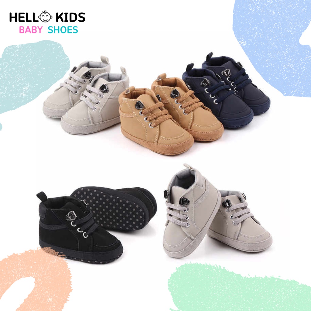 Sepatu Bayi Laki laki Umur 0-12 Bulan Sepatu Prewalker Bayi Laki laki 0 6 12 14 Bulan Baby Shoes Laki Laki Umur 1 Tahun HK001