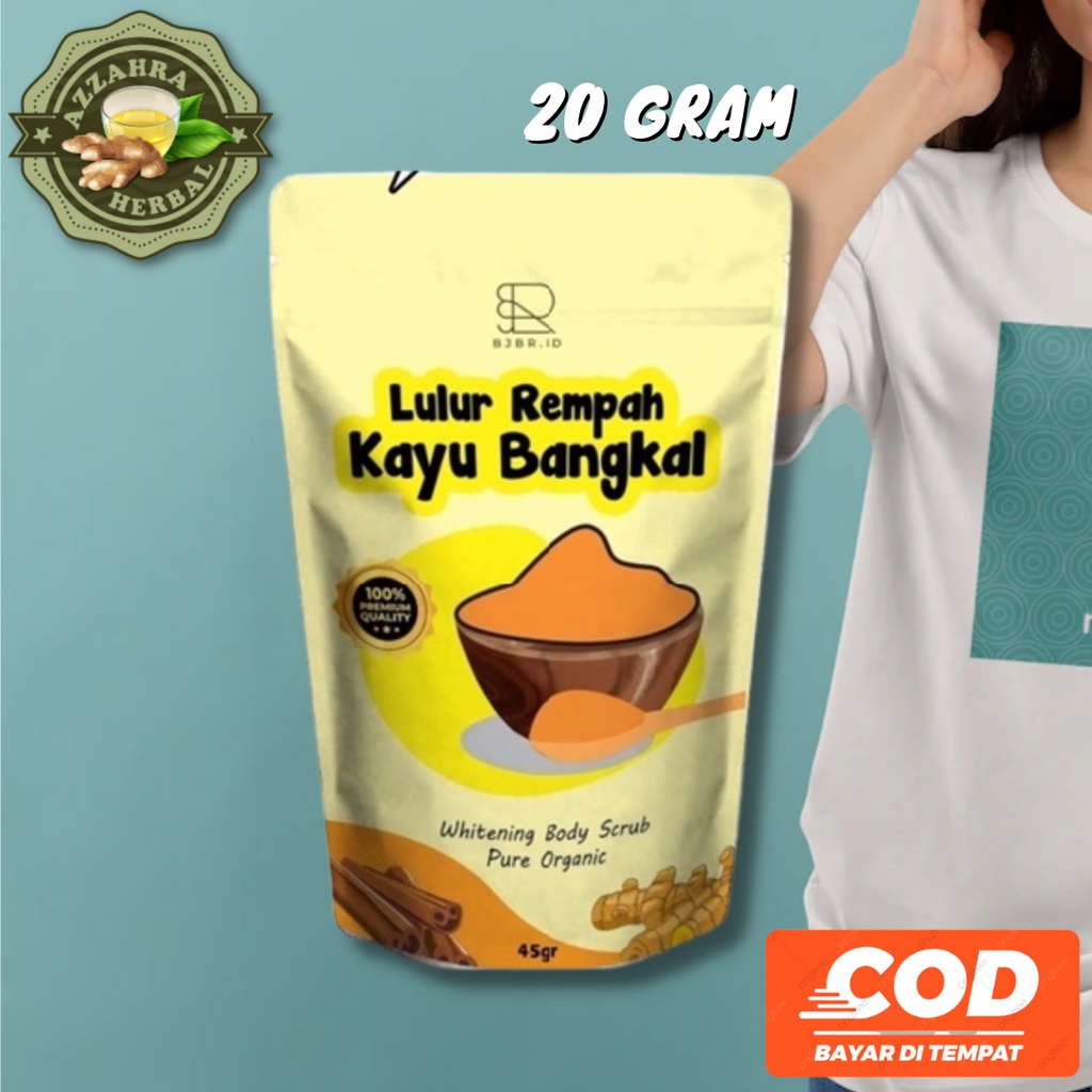 20g Lulur Kayu Bangkal Viral TikTok / Lulur Pemutih Badan / Whitening Instant / Lulur Rempah Kayu Bangkal by mama rezky