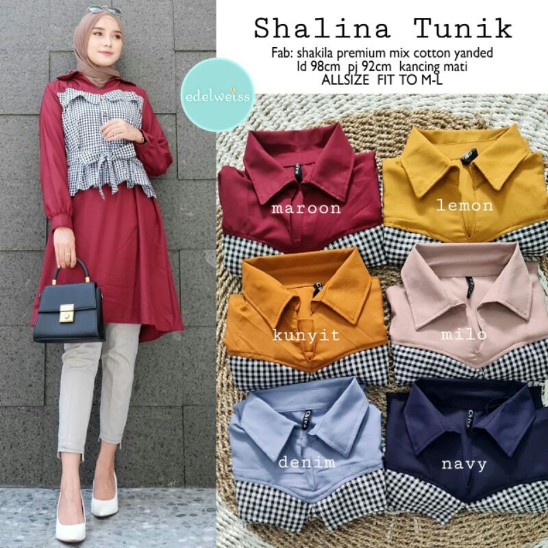 shalina tunik | tunik ori | tunik murah | tunik cantik