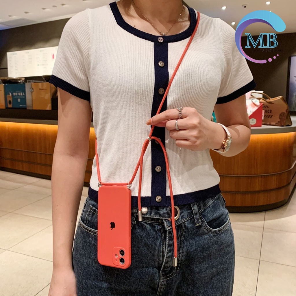 SOFTCASE SLINGCASE ORIGINAL SILIKON PELINDUNG KAMERA I PH0NE X XR XS MAX 11 MB2197