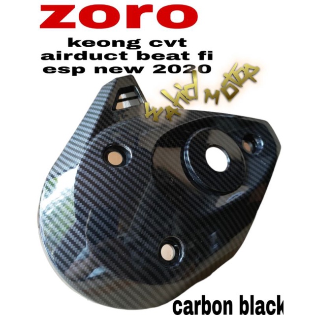 cover duck cvt beat esp 2020,genio,scoopy 2018-2023 karbon hitam