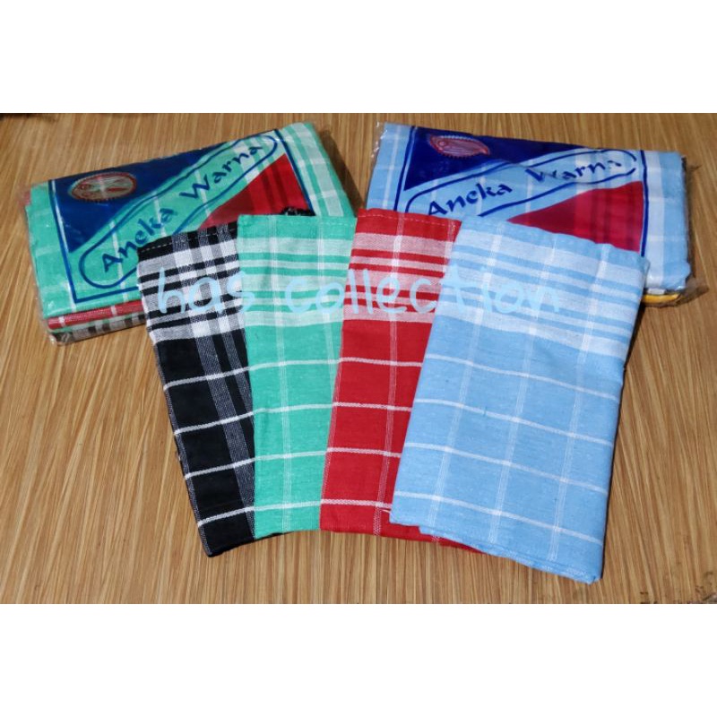 1 PC Serbet warna Katun / Lap warna Aneka