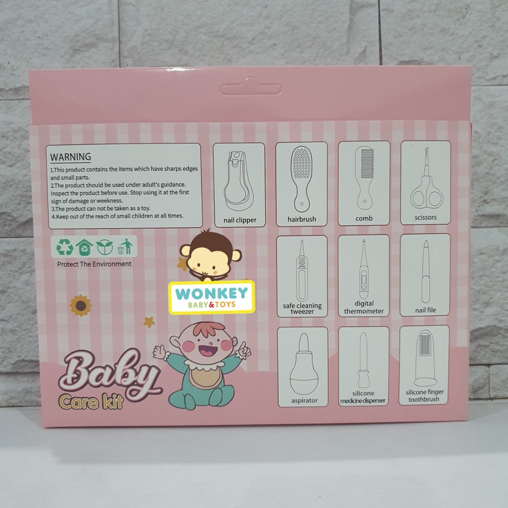 Baby Care Kit Set Manicure 10in1 / 6in1 / perawatan Gunting Kuku Bayi