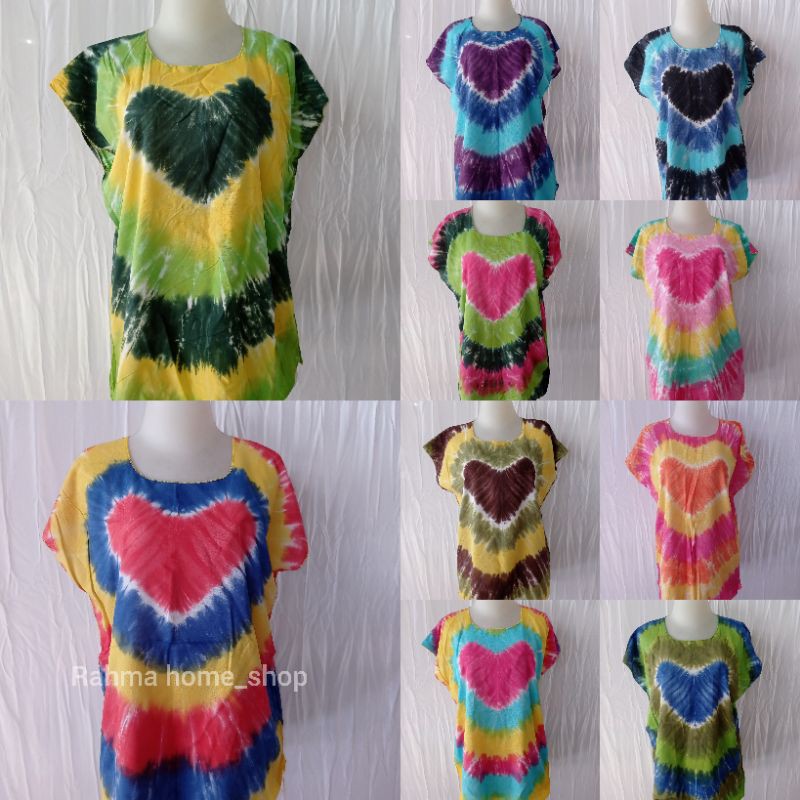 baju atasan pelangi warna khas bali