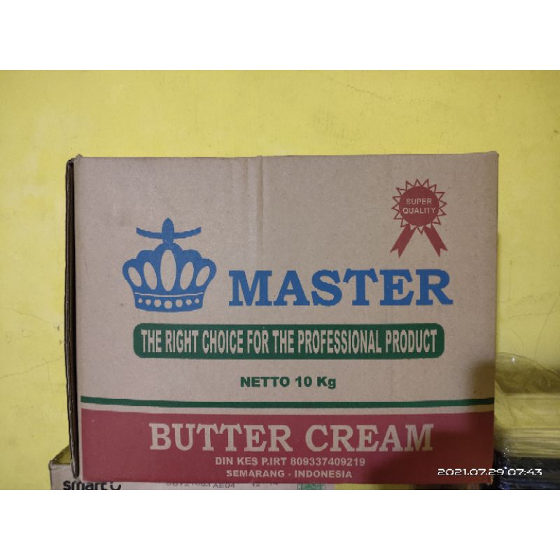 

Master butter cream 250gram