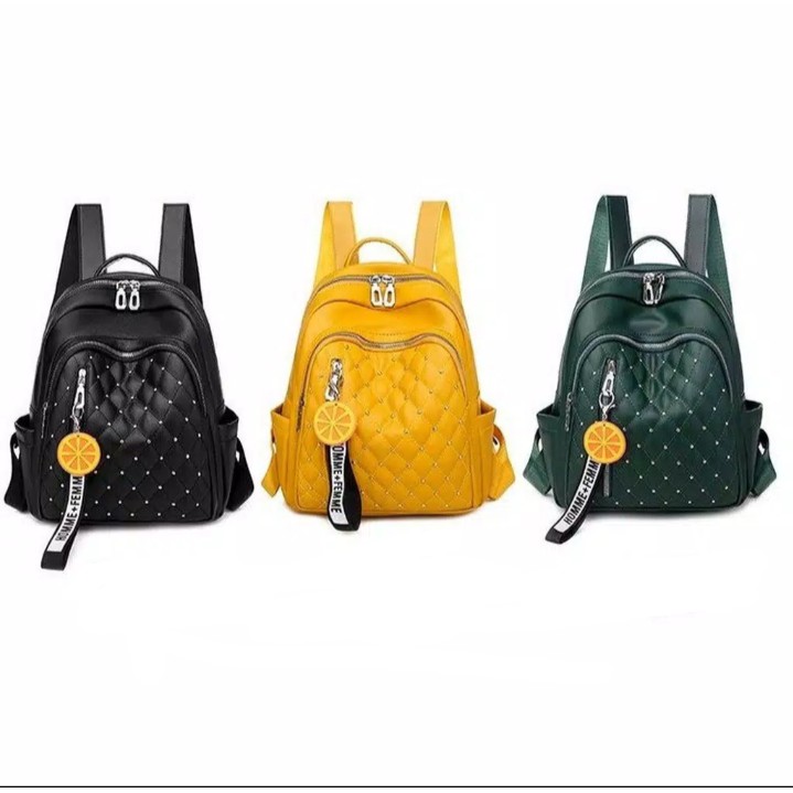 Tas Ransel Wanita / Tas Lemon Mute Premium