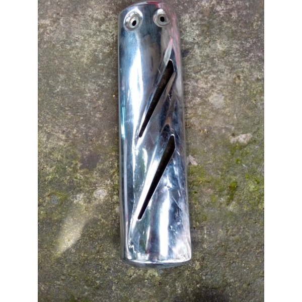 Cover tameng knalpot pelindung knalpot kenalpot Yamaha Vixion lama old