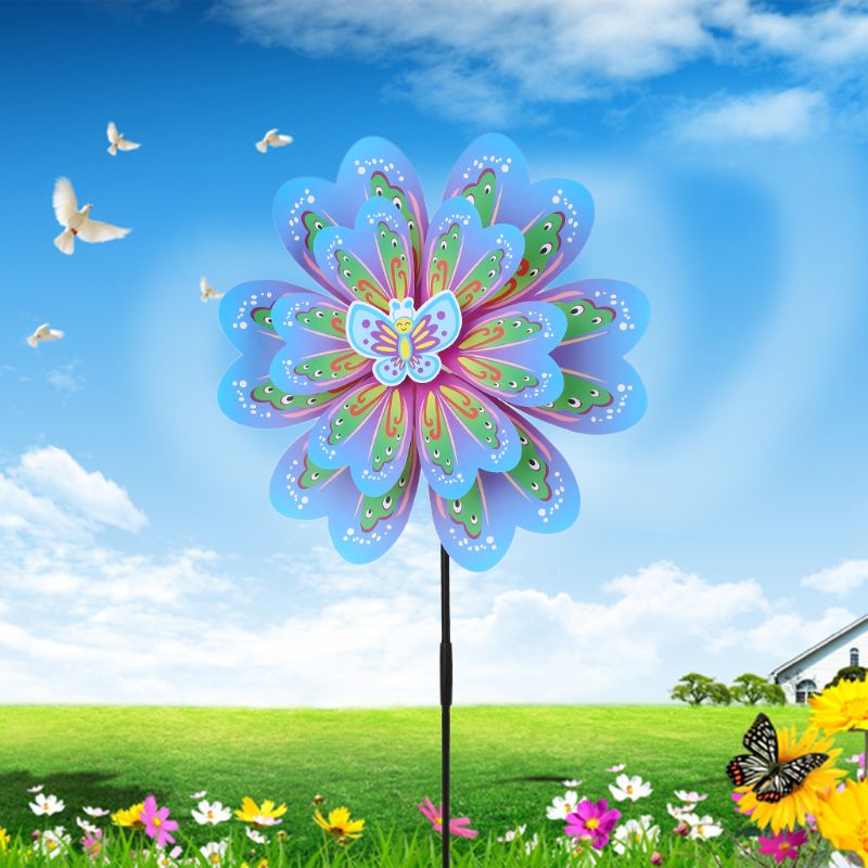 Mary Insect Windmill Wind Spinner Bee Untuk Butterfly Mainan Anak Anak Outdoor Tradit