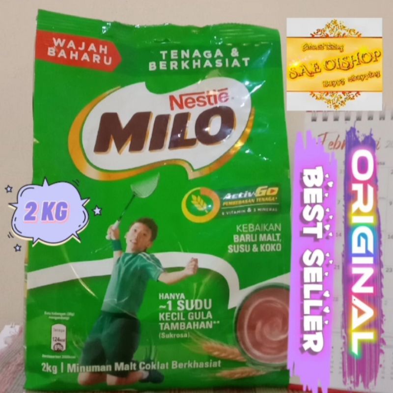 

MILO MALAYSIA 2 KG PALING LARIS