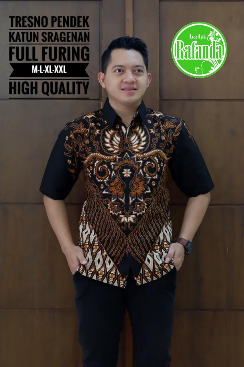Jayanegara Kemeja Batik Pria Solo Lengan Panjang Full Furing Atasan Premium Modern Kanaya Proboseto