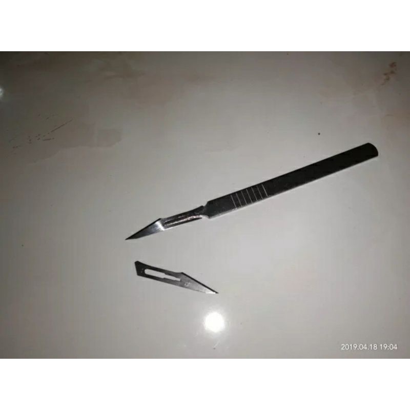 Pisau okulasi sambung pucuk tanaman bahan stainless steel