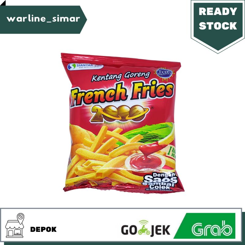 

Ciki Kentang French Fries 2000 Cemilan Ringan Ciki