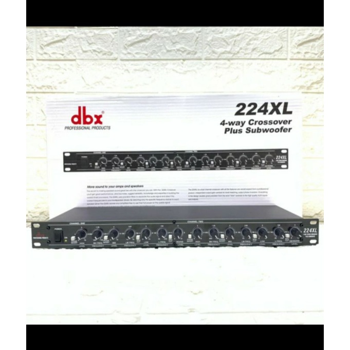 crossover dbx224xl 224xl dbx 224xl 4 way plus Subwoofer