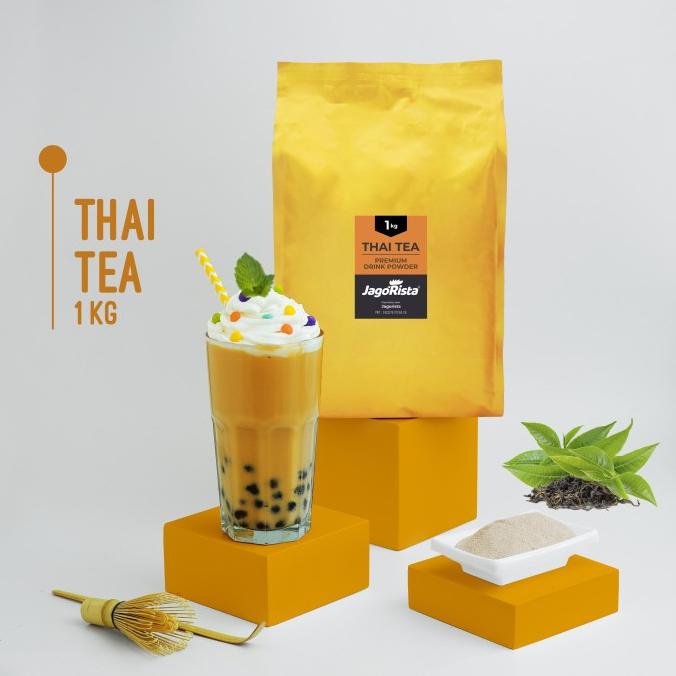 

[ COD ] 1 Kg Jagorista - Thai Tea - Premium Bubble Drink Powder STOK TERBATAS Kode 1033