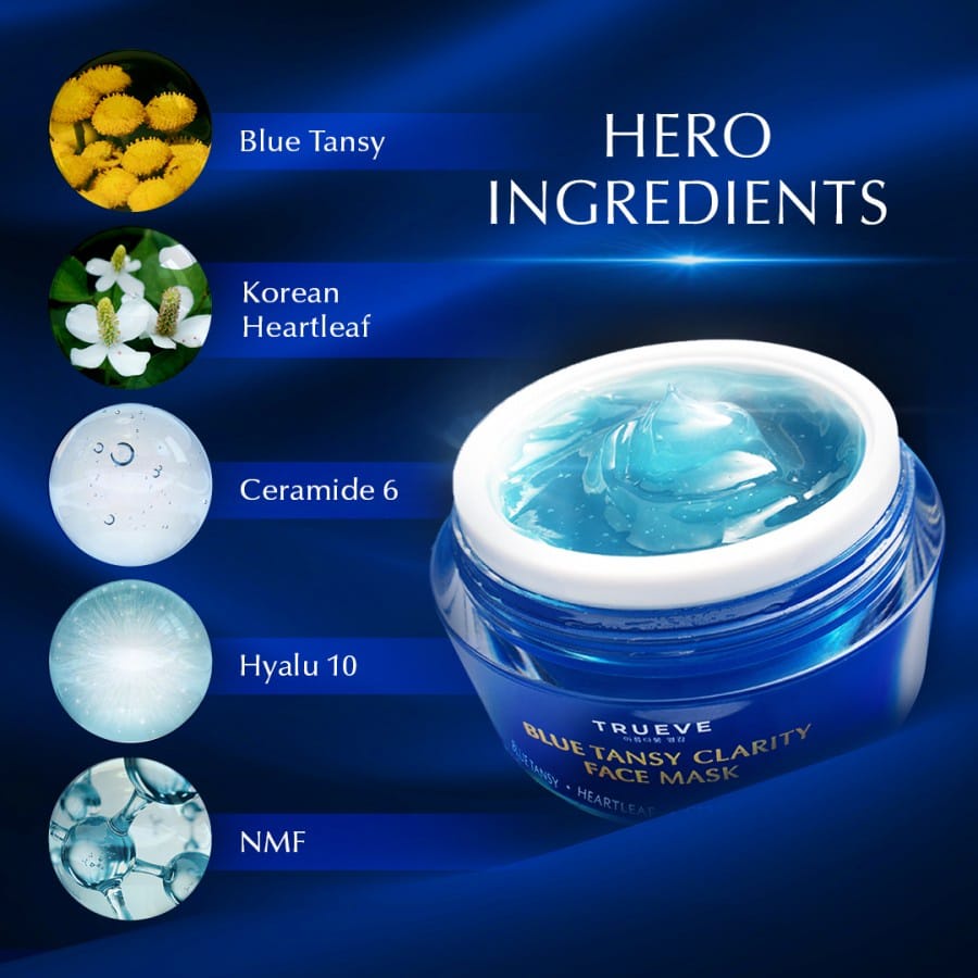 Trueve Blue Tancy Clarity Face Mask 50gr