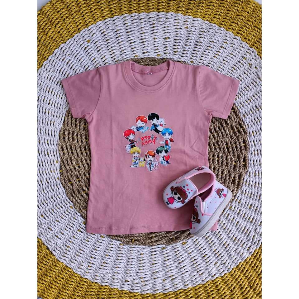 Kaos Anak Imitasi Motif Boneka