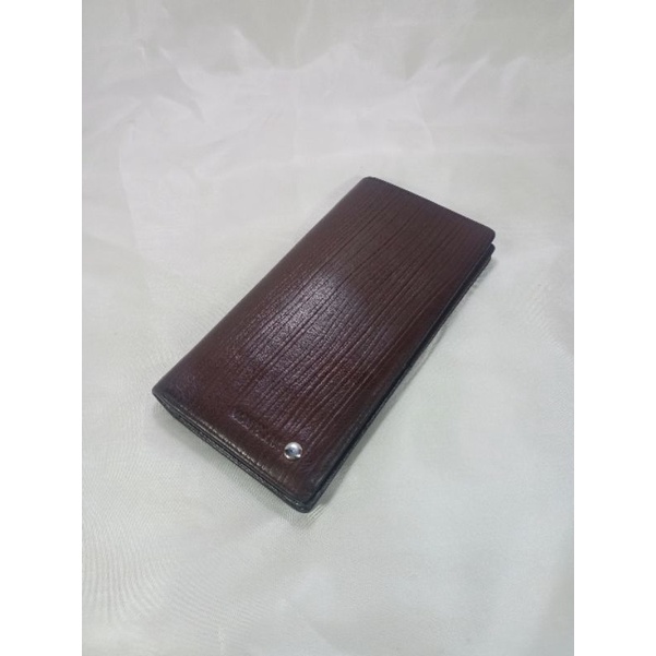 Mont Blanc Dompet Panjang Lipat Pria Wanita Kulit Asli Second Branded Original Preloved