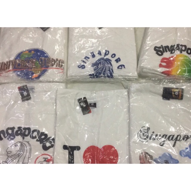 Kaos Negara Singapore/ Kaos oleh-oleh Singapore