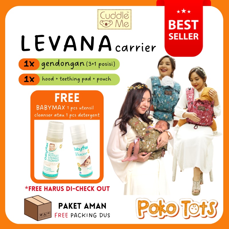 [BONUS HADIAH] Cuddle Me LEVANA Carrier SSC Baby LevanaCarrier M-Shape CuddleMe Meitai Wrap Gendongan Ransel M Shape