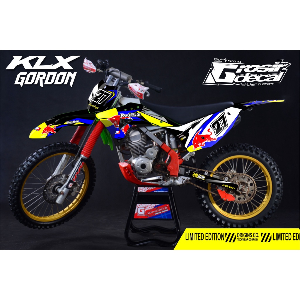 Decal Sticker KLX GORDON redbull fullbody Decal sticker KLX GORDON