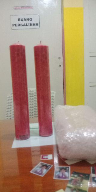 Lilin Pilar Warna ( Uk. 30 X 5cm ) - Lilin Pilar Rohani - Lilin Besar