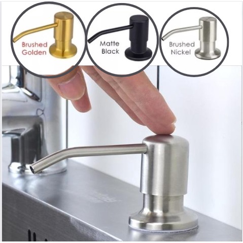 Dispenser Sabun Cair Wastafel Sink Dapur /Botol Sabun Cair Wastafel Cuci tangan