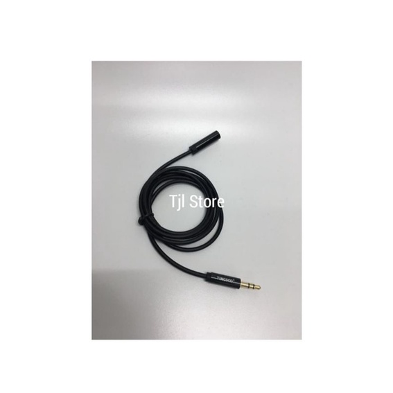 kabel Audio male to female Metal Tingsco 1meter / kabel audio cow cew tingsco 1meter / kabel Aux extension 1meter