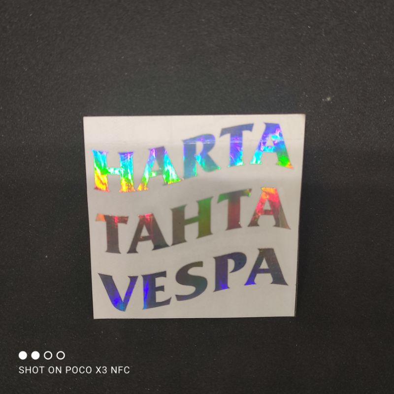 stiker harta tahta vespa