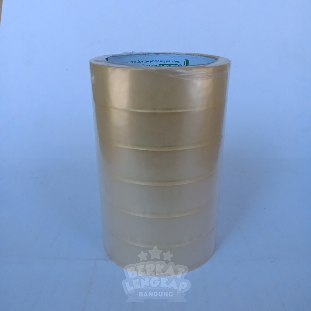 

Isolasi / Solasi / Perekat Kertas Kado Tebal 1 inch / 24mm isi 6