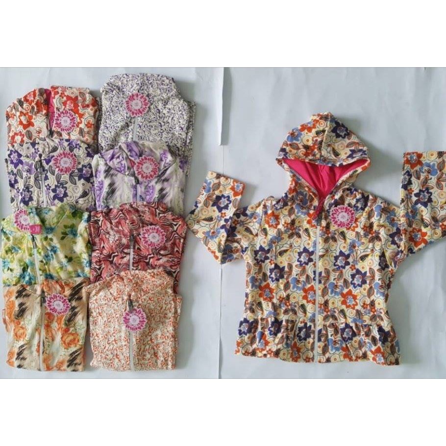 Jaket Anak Flow Kids Motif Cewek Usia 2 Sd 4 Tahun