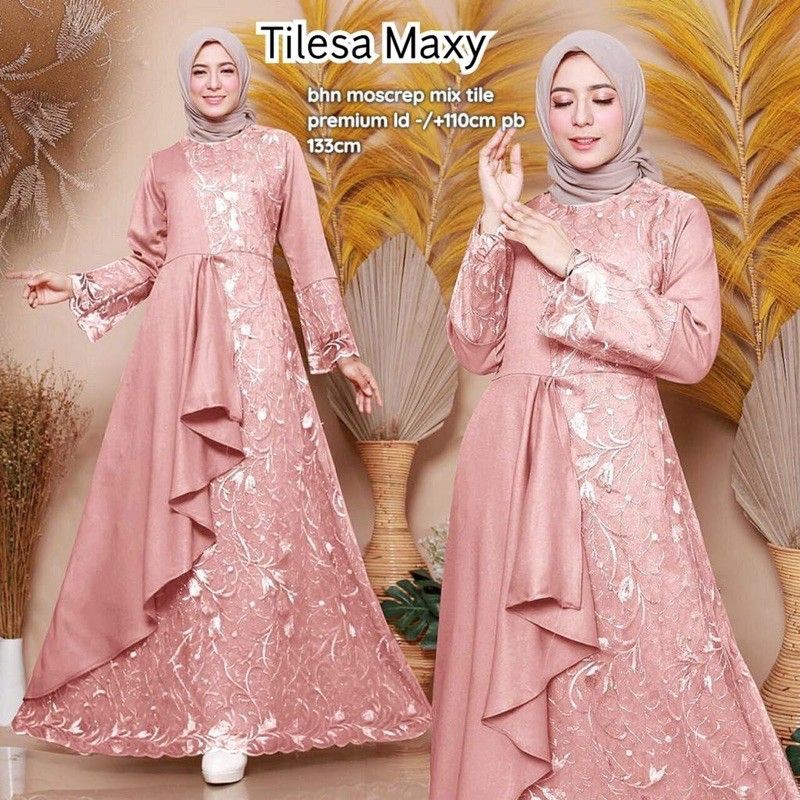 GAMIS TILE PREMIUM || DRES MIX BORDIR