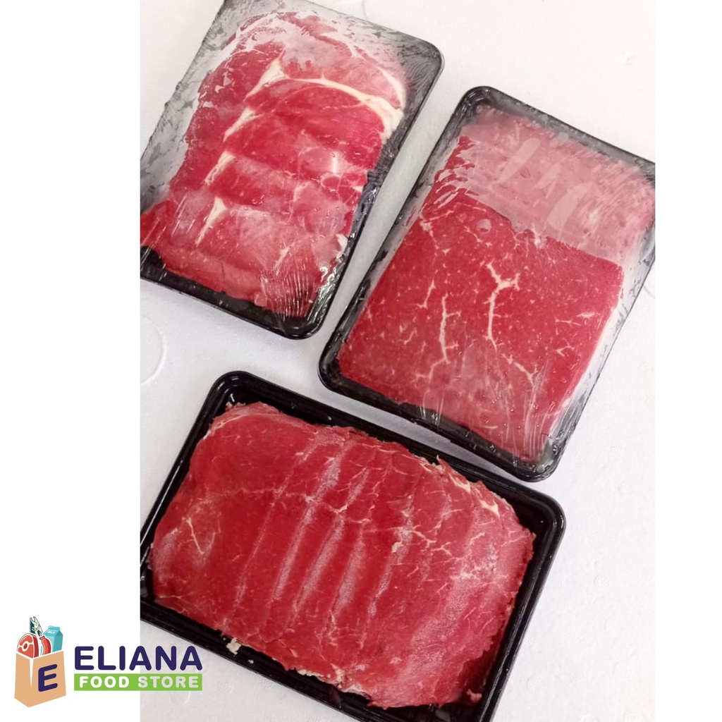 

PREMIUM LEAN BEEF U.S.A / DAGING SAPI SLICE AMERIKA TANPA LEMAK 520 - 540 gr