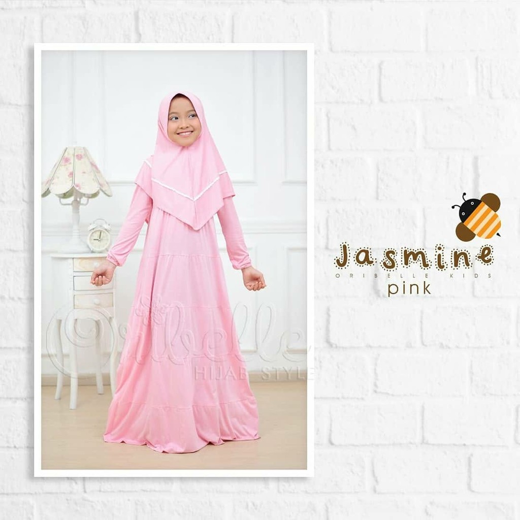 Gamis Anak Premium Jasmine By Oribelle Kids/Pakaian Muslim anak Perempuan/Gamis Anak