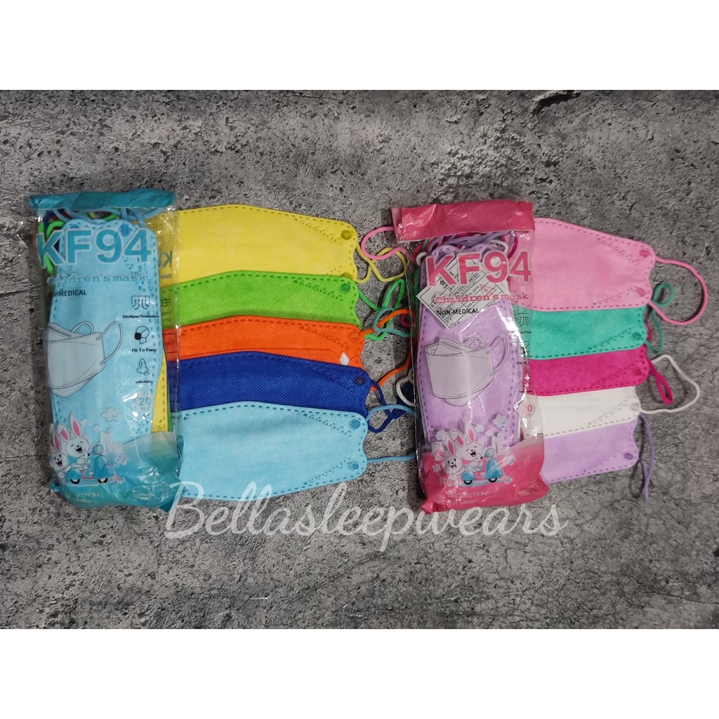 CAREION KF94 KIDS - MASKER ANAK KF94 4PLY CAREION KIDS WARNA WARNI DAN MOTIF