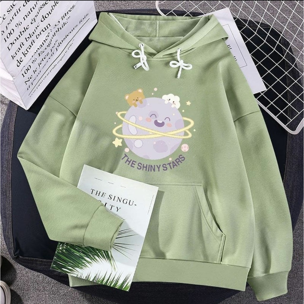Sweater Hoodie Wanita Korean Style The ShinyStars-2